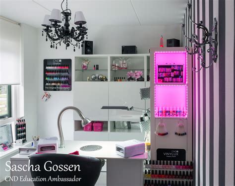 My nailstudio Pink XL! | Nail room ideas, Nail salon decor, Nail room