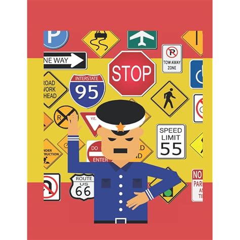 Buy Road safety and Traffic signs coloring books for kids: Road Signs ...