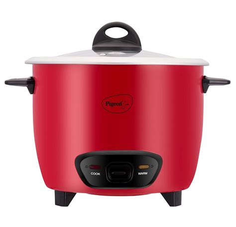 Buy Pigeon by Stovekraft Ruby Rice Cooker with Single pot, 1.8 litres ...