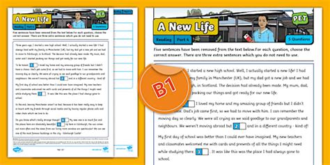 B1 Preliminary (PET) Reading Practice