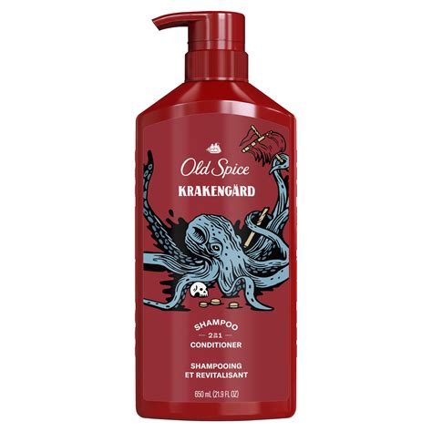 Old Spice Krakengard 2in1 Shampoo and Conditioner for Men, 22 fl Oz
