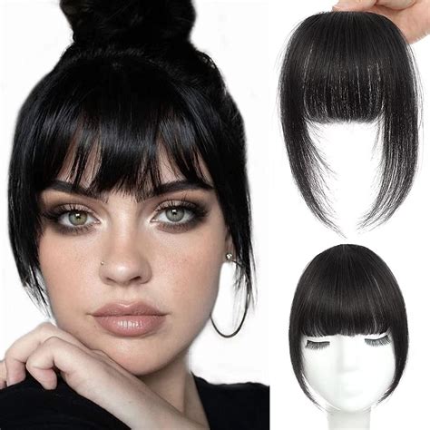 Clip In Bangs 100% Human Hair Extensions French Australia | Ubuy