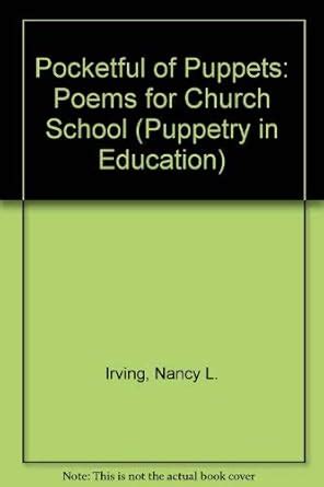 Pocketful of Puppets: Poems for Church School (Puppetry in Education ...