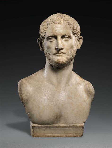 A ROMAN MARBLE PORTRAIT BUST OF A MAN, TRAJANIC, EARLY 2ND CENTURY A.D ...