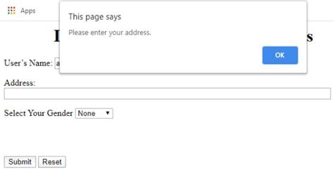 Image result for Address Field Validations in JavaScript
