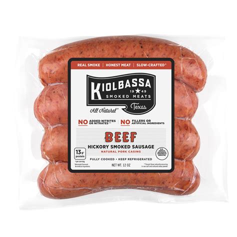 Beef Smoked Sausage - Kiolbassa