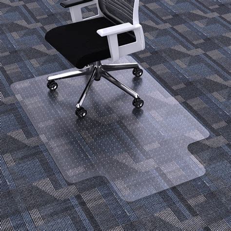 Chair Mat For Hardwood Floor 63x51 Clear Chair Mat For Carpet - Heavy ...