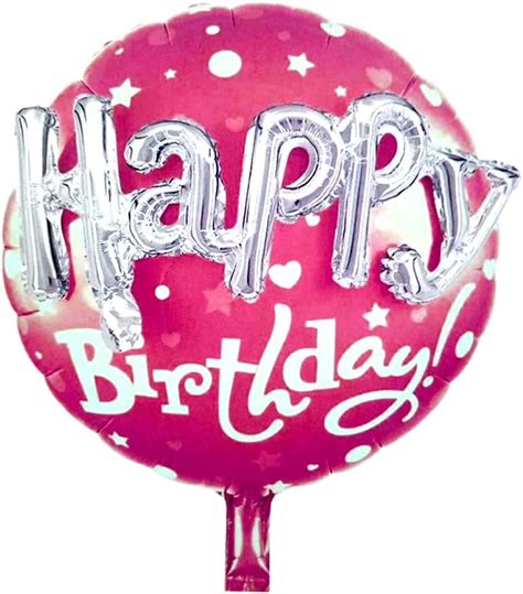 AMFIN® (16 Inch) Happy Birthday Foil Balloon Set, Happy Birthday ...