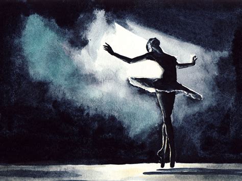 Ballet Dancer Painting
