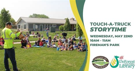 Public Works Week: Touch-A-Truck Storytime with DeForest Area Public ...
