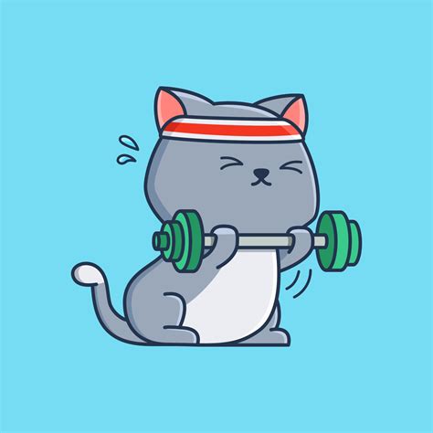 Cat Working Out
