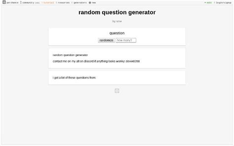Image result for Random Question Generator