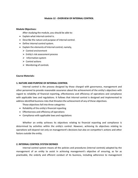 Image result for Internal Control Module