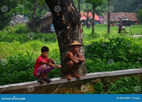 Burmese People Waiting Train at Railway Station Editorial Image - Image ...
