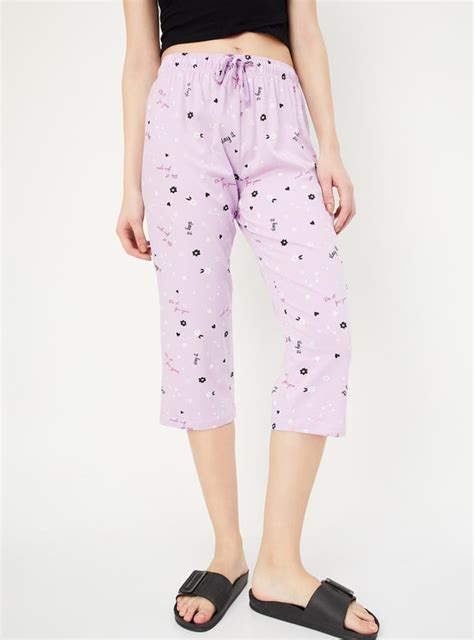 Buy Women Printed Knit Capris Online at just Rs. 449.0 - 1000013558190 ...