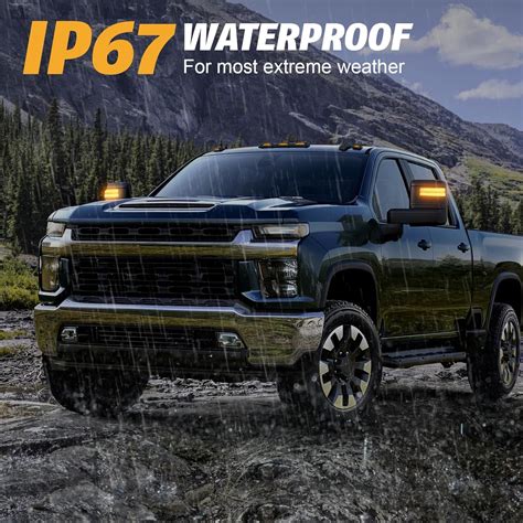 Mynoway Side Tow Mirror Marker Lights for Silverado/Sierra India | Ubuy