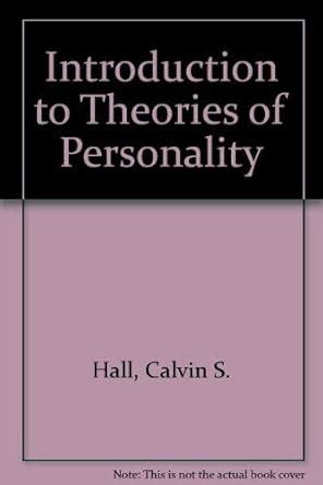 Buy WIE Introduction to Theories of Personality Book Online at Low ...