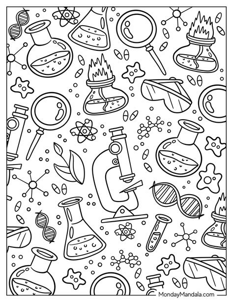 20 science coloring pages free pdf printables – Artofit