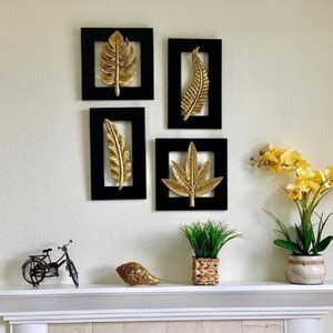 VAS Collection Home Leaf Design Pack of 4 Price in India - Buy VAS ...