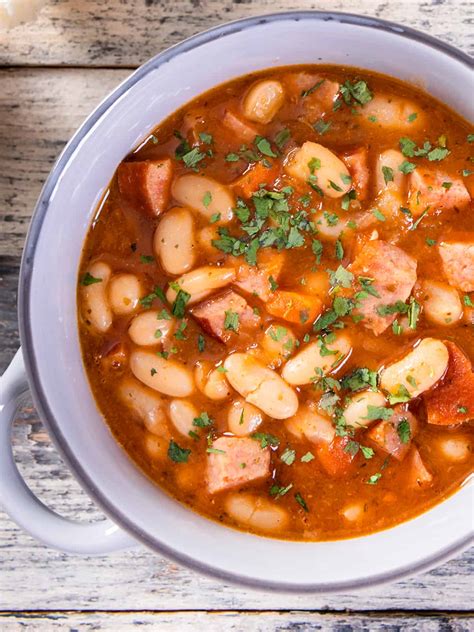 Kielbasa and Cannellini Bean Soup - The Daring Gourmet