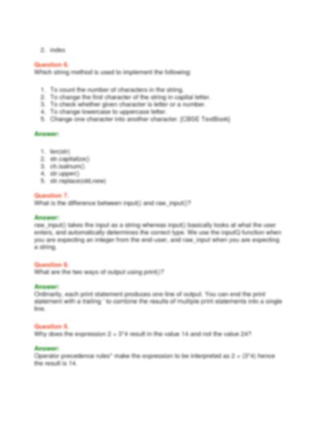 Class 12 Computer Science with Python Chapter 1 的图像结果