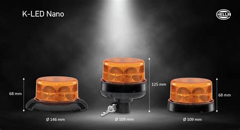 Rundumleuchte Traktor: Kleinste Kennleuchte K-LED Nano kommt von Hella ...