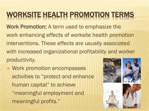Image result for Worksite Health Promotion