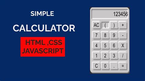 Image result for HTML CSS JavaScript Calculator Project
