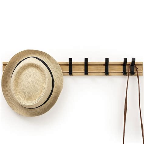 Čiviluk sa 6 kukica 60x8,2x4,3cm bambus metal 5Five 181295 | Volim svoj dom