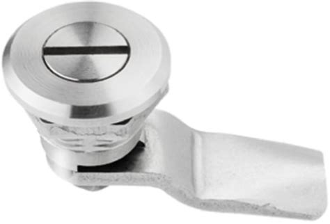 RS PRO | RS PRO Stainless Steel Slotted Head Lock, 18 mm Panel-to ...