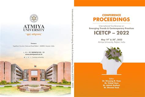 Conference Proceeding of International Conference on Emerging Trends ...