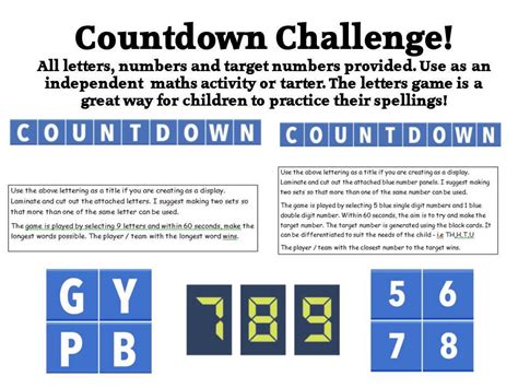 Image result for Counting Down Exercises