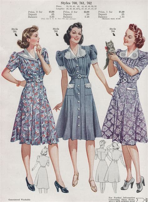 Fashion Frocks 1940 | 1940s fashion, 40s fashion, Retro fashion