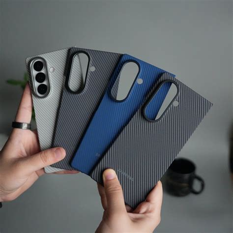Galaxy Z Fold 7 Carbon Fiber Texture Back Case with Front Membrane | U