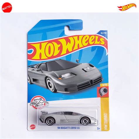 Buy Imported Hotwheels Regular 94 Bugatti EB110 SS 5/10 65/250 Silver ...