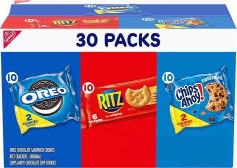 Amazon.com: Nabisco Variety Pack Cookies 30 Packs : Grocery & Gourmet Food