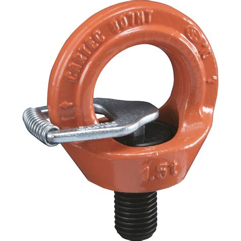 CARTEC Tornillo de cáncamo M42x64 9 t con llave, cert. DGUV giratorio ...