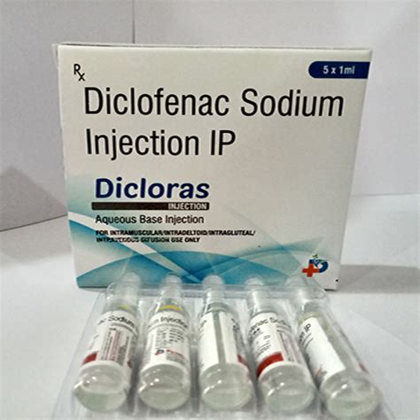 Dicloras - Diclofenac Sodium Injection IP - Paraskind Healthcare