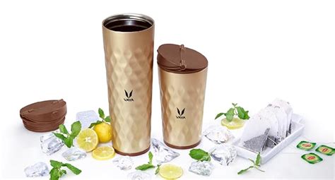 Vaya Drynk Stainless Water Bottle for Office,600Ml Vacuum Insulated ...