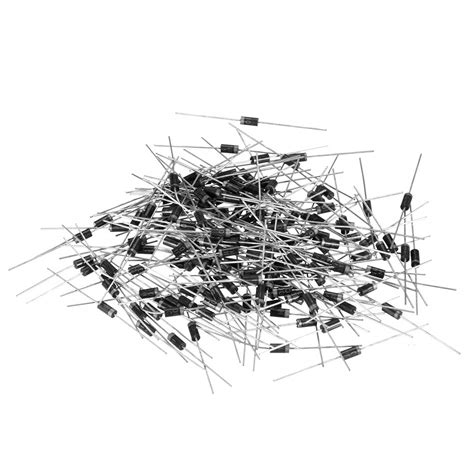 uxcell 1N4001 Rectifier Diode 1A 50V Axial Electronic Silicon Diodes ...