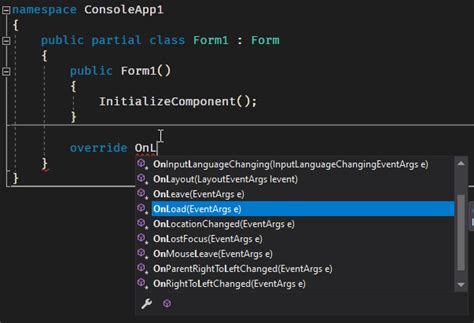 Image result for Windows Form Application Load Event