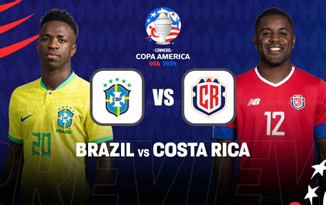 Brazil vs Costa Rica: All-time head-to-head record | Copa America 2024