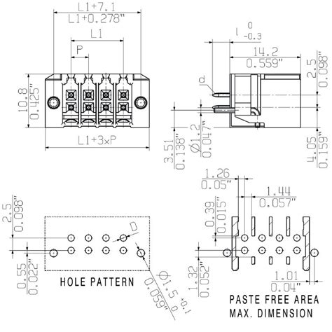 PCB connector (board connection) | S2C-SMT 3.50/28/180LF 3.5SN BK BX ...