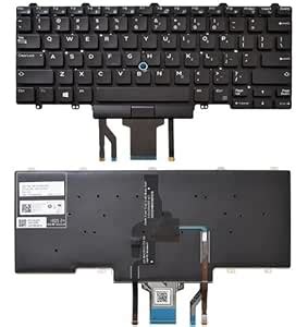 V-BIRD Replacement Keyboard for Dell, Latitude E5450, 5470, 5480, 5490 ...