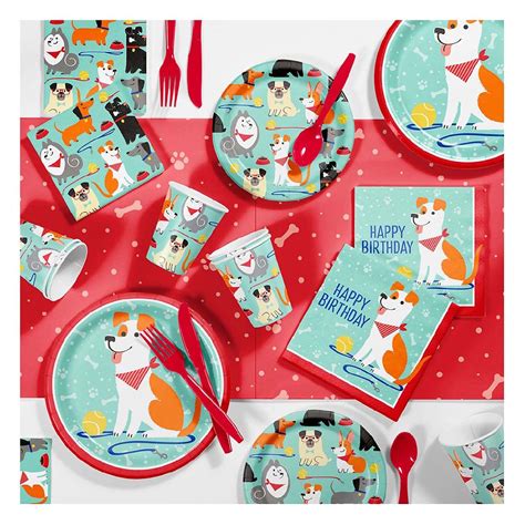 Creative Converting Dog Party Birthday Party Supplies Kit | Walgreens