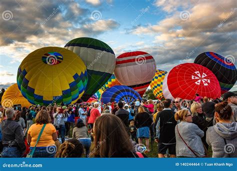 Annual Balloon Festival in Sussex, New Brunswick, Canada. Editorial ...