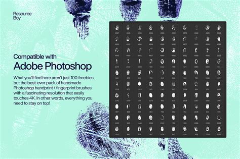 100+ Hand Fingerprint Photoshop Brushes for free downloads - PsFiles