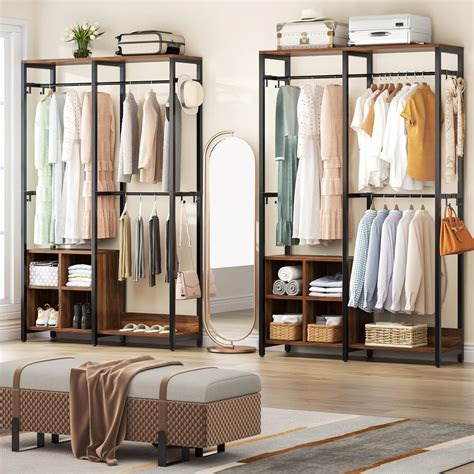 Buy Tribesigns 82'' Freestanding Clothing Racks, Taller Closet ...