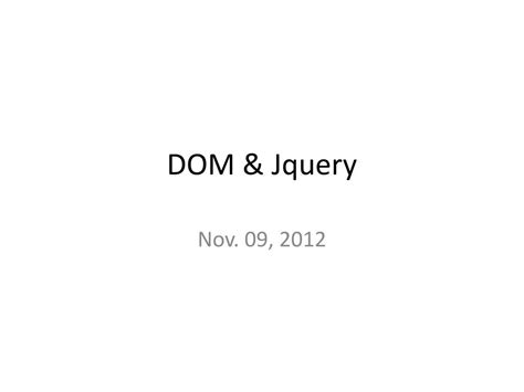 Image result for jQuery DOM