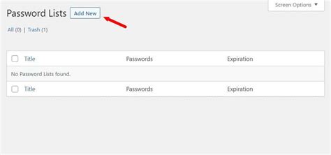 Password Listing 的图像结果